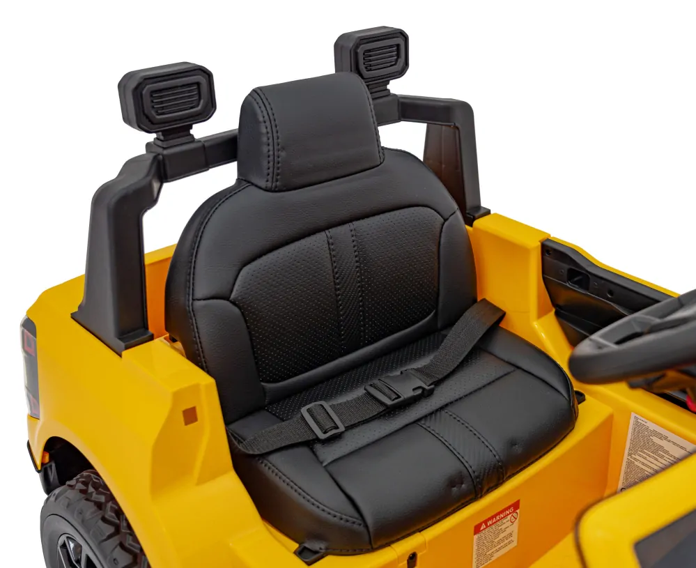 JOKO Elektrické Autíčko Ford Ranger LIFT, penové kolesá, kožené sedadlo, žlté