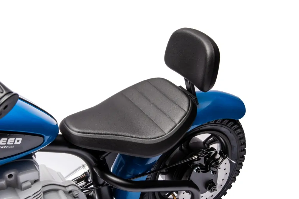 JOKO Elektrická Motorka SPEED Power 24V 250W, Bezkomutátorový Motor, rýchlosť 15,5 km/h, nosnosť 80kg, nafukovacie kolesá, modrá