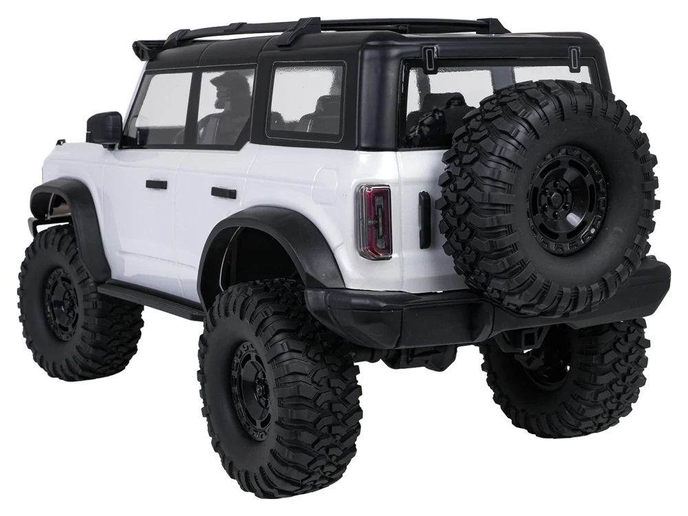 JOKO RC Veľké Auto Jeep WILDERNESS RTR 1:10 56cm s LED svetlom na diaľkové ovládanie, rýchlosť 18 km/h, Naviják, smerovky, Vodotesné, biele
