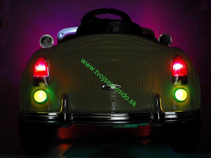 JOKO Elektrické autíčko RETRO elegant 12V, červené