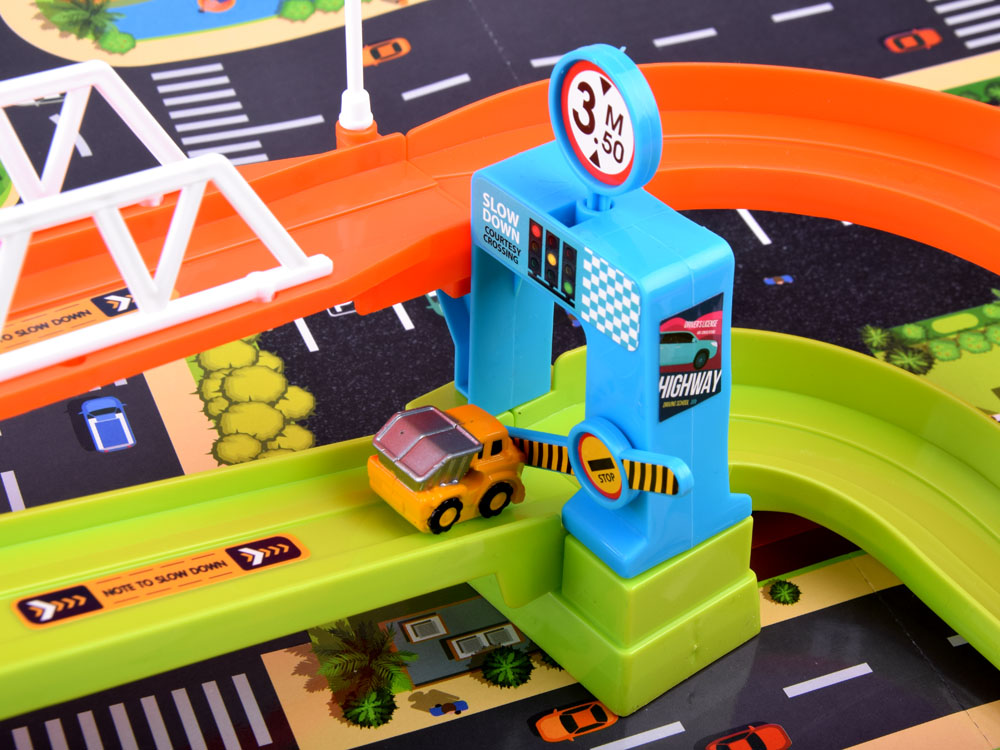 JOKO Parkovisko s Elektrickým Výťahom a Elektrickým VOLANTOM + 4 autíčka
