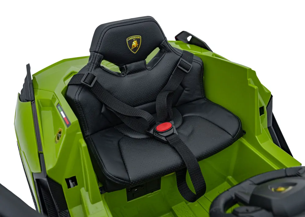JOKO Elektrické Autíčko Lamborghini Sian 4x4, penové kolesá, kožené sedadlo, zelené