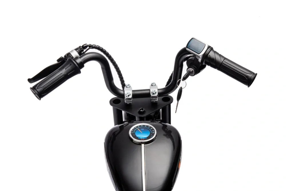 JOKO Elektrická Motorka SPEED Power 24V 250W, Bezkomutátorový Motor, rýchlosť 15,5 km/h, nosnosť 80kg, nafukovacie kolesá, čierna