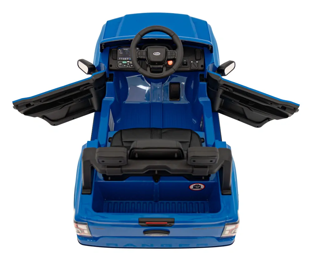 JOKO Elektrické Autíčko Ford Ranger LIFT, penové kolesá, kožené sedadlo, modré