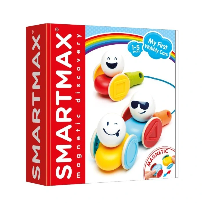 SmartMax, Magnetická stavebnica Moje prvé magnetické autíčka, 7 ks