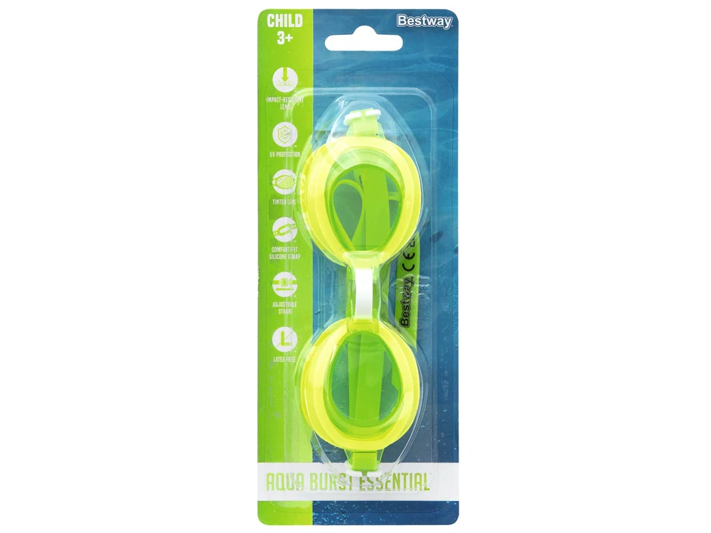 Bestway, Detské plavecké okuliare Aqua Burst Essential, zelené
