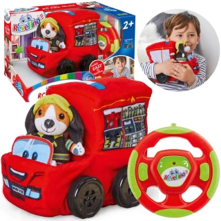 Revell Revellino Moje prvé RC Hasičské auto, diaľkovo ovládané plyšové auto pre deti od 2 rokov + Plyšový Hasičský Pes