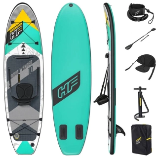 Bestway 65350 Nafukovacia doska Stand Up Hydro-Forc Aqua Wander TravelTech Paddleboard 305 cm x 84 cm + veslo + Sedadlo + batoh