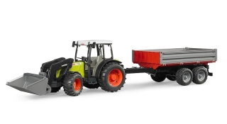 Bruder, Traktor Claas Nectis 267 F s čelným nakladačom, 1:16