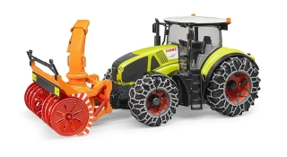 Bruder, Traktor Claas Axion 950 Snehová fréza, 1:16