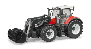 Bruder, Traktor Steyr 6300 Terrus s čelným nakladačom, 1:16