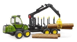 Bruder, JD Forwarder lesný stroj, 1:16