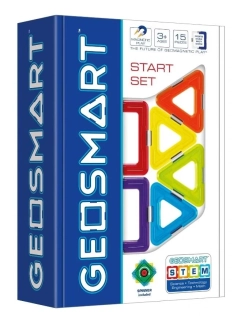 Geosmart, Magnetická stavebnica Štartovacia súprava + spinner, 15 ks