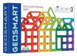 Geosmart, Magnetická stavebnica Educational Set, 100 ks